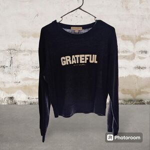 RARE Spiritual Gangster Grateful Black Women's Top Size L $50